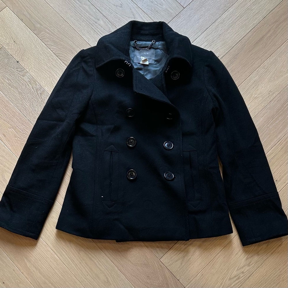 FOR SALE: J.Crew Wool Peacoat - Size P6